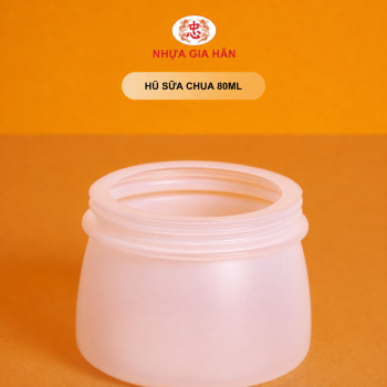 HŨ SỮA CHUA NHỰA HDPE 80ML - Ảnh 3