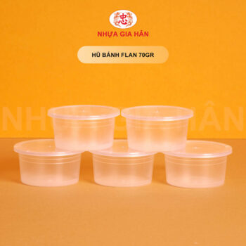 HŨ BÁNH FLAN NHỰA PP 70GR - Ảnh 2