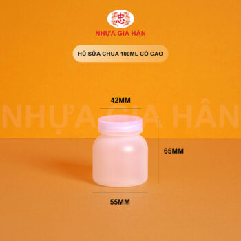 HŨ SỮA CHUA NHỰA HDPE 100ML CỔ CAO - Ảnh 7