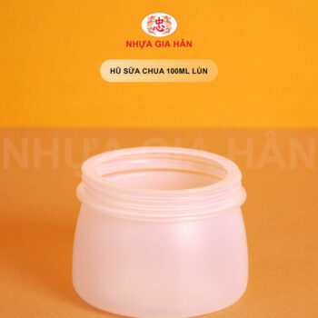 HŨ SỮA CHUA NHỰA HDPE 100ML LÙN - Ảnh 3