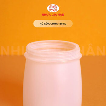 HŨ SỮA CHUA NHỰA HDPE 150ML - Ảnh 4