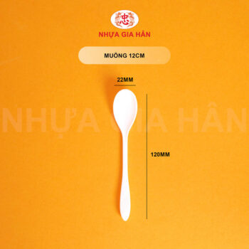 MUỖNG NHỰA PP 12 CM